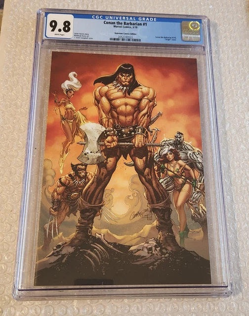 Conan The Barbarian 1, Campbell Virgin Variant, Marvel Comics Cgc 9.8 Comic