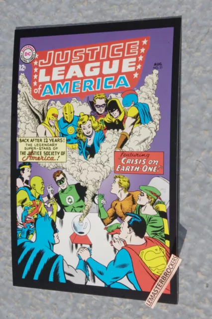 JUSTICE LEAGUE OF AMERICA n°21 - CARTE POSTALE POSTCARD DC COMICS