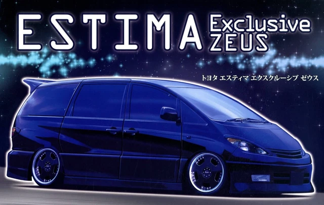 Estima Customized 1:24 SCALE FUJIMI Toyota Estima Exclusive Zeus Model Kit £28.99 ...
