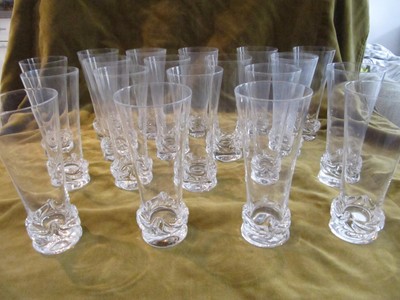 Daum 21 flûtes à champagne modèle Sorcy Cristal Daum France prix à la pièce 