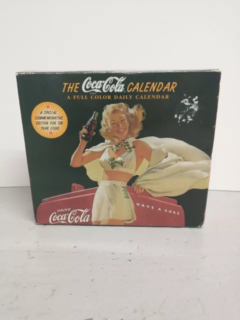 Coca Cola Commemorative Year 2000 Full Color Daily Calendar Coke