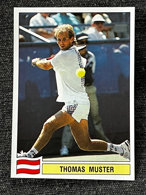 Autocollant Panini Tennis ATP Tour 1992 - Stefan Edberg US Open 1991 N°33 - Neuf