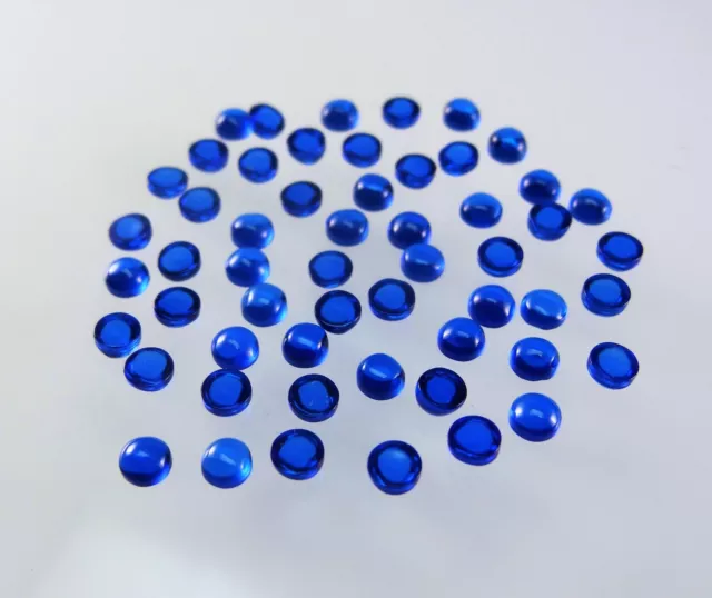 Blue Spinel Round Cabochon Cut SIZE CHOICE Loose Stones Spinel Gemstones
