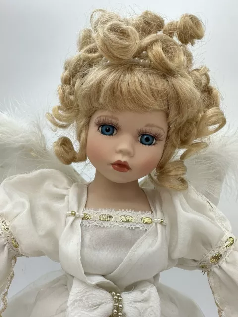 Heritage Signature Collection "Grace" Porcelain Doll Year 2000 Guardian Angel 2