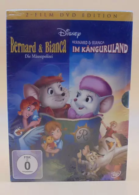 BRANDNEU : Bernard & Bianca - Die Mäusepolizei + ... im Känguruland DVD Disney