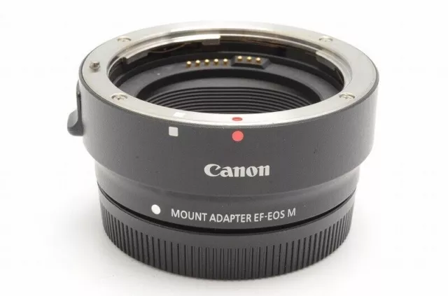 [MINT] Adaptador de montura Canon EF-EOS M para lentes EF a cámaras EF-M...