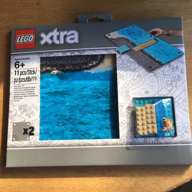 Tappetino da gioco LEGO XTRA - 853841 2 in 1 giocattolo da costruzione divertente spiaggia tavola acqua mare