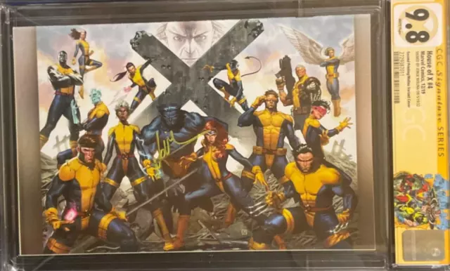 House of X #4 Virgin Variant Exclusive Signed JORGE MOLINA CGC SS 9.8 X-Men