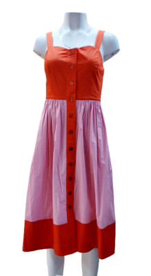 Kate Spade New York Women Color Block Poplin Dress