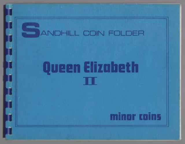 Sandhill Coin Folder Complete Queen Elizabeth II Minor Coin Collection