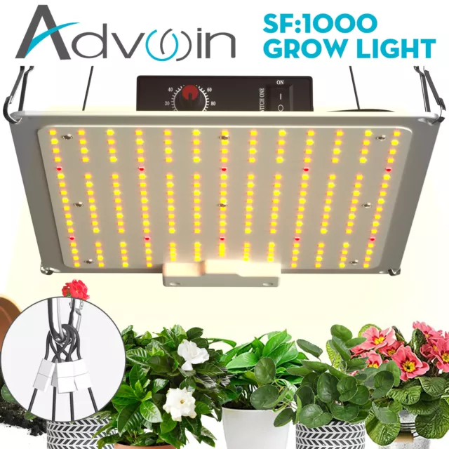 1000W Grow Light Full Spectrum Veg Flower Bloom Kits 218 LED All Stage Lamp