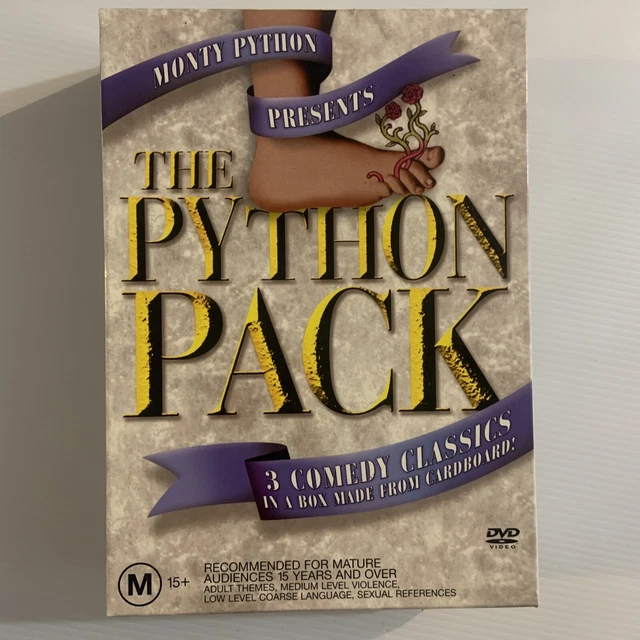 MONTY PYTHON PRESENTS: The Python Pack (4-Disc DVD Set 2005) 3 Movie ...
