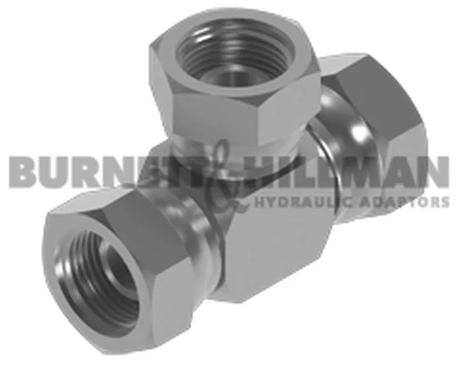BSP Swivel Female Tee 1-1/4" x 1-1/4"