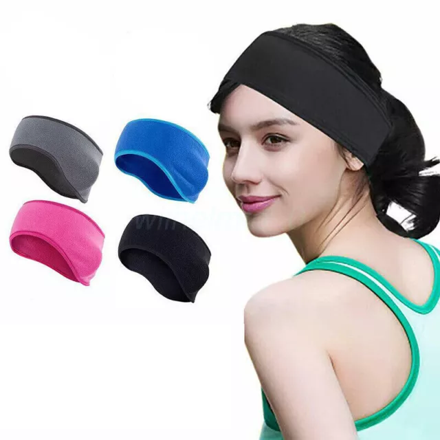 HOT AU Winter Fleece Ear Warmer Sports Headband Skiing Warm Earmuffs Headband