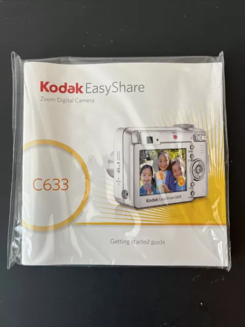 Kodak Easy Share Zoom Digital Camera Manual ONLY C633 Instruction