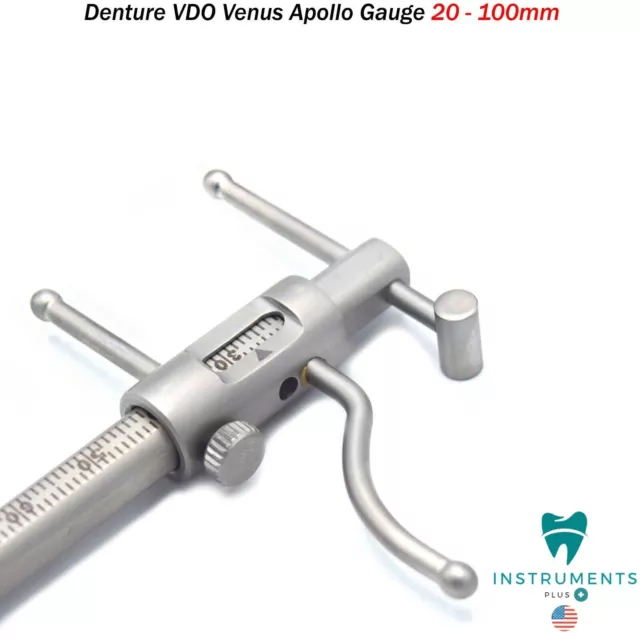 High-quality Stainless Steel Dental VDO Gauge Ruler Premium Grade Venus Gauge CE