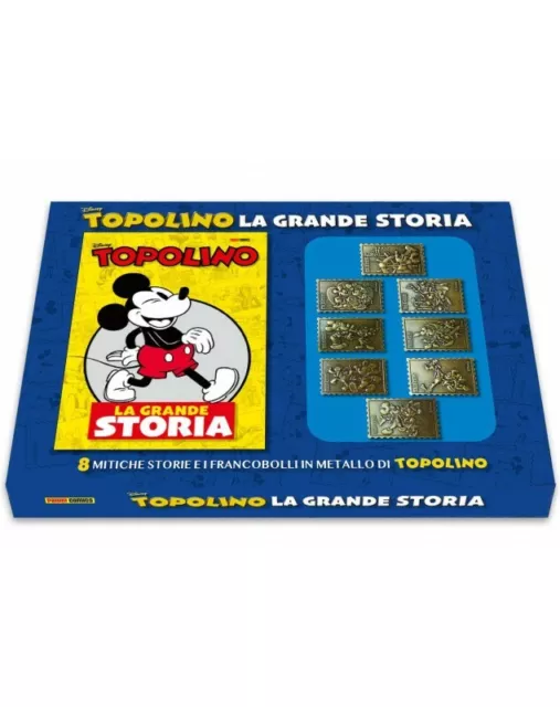 Topolino, La Grande Storia – Box Set Francobolli Metallici - Panini Comics