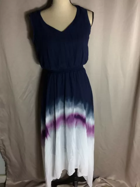 Simply Vera Vera Wang Women's Dress Size Small S Multicolor Sleeveless Midi