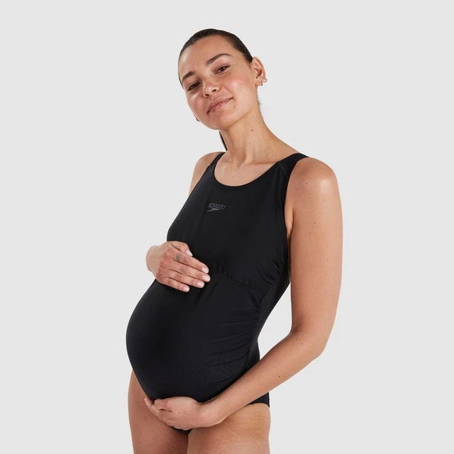Traje de baño deportivo de una pieza Speedo Maternity Fitness M 12 negro resistencia