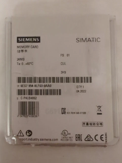 Siemens Speicherkarte 6ES7954-8LF03-0AA0 neu / #D R01R 3946