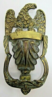 SPREAD WINGED EAGLE Antique Door Knocker Brass Bronze Decorative Hardware
