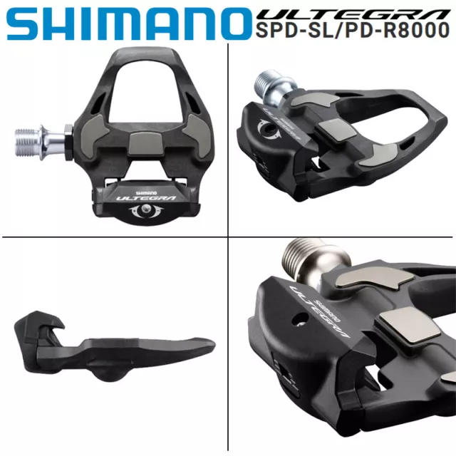 Shimano Ultegra PD-R8000/R7000/R540 Klickpedal SPD-SL Rennrad Pedale mit SH11 6° 2