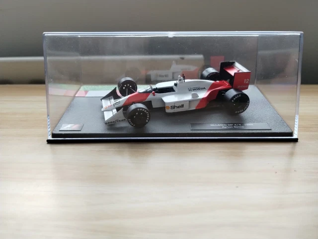 1988 F1 CAR Collection Ayrton Senna McLaren MP4/4 1:43 Scale Model Car