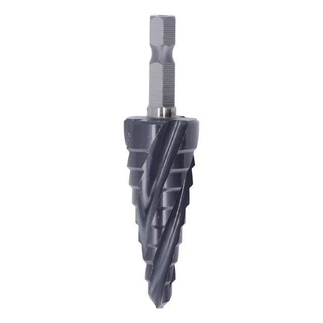 1/4in Shank Spiral Groove Step Drill Bit M35 Cobalt 4 Flute 9 Sizes Drill Bit
