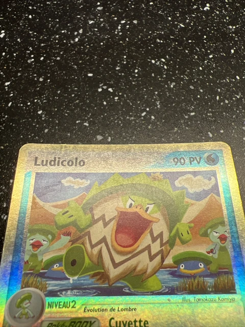 Carte pokemon ludicolo rare reverse 7/100 ex tempête de sable Francais Vf fr 3