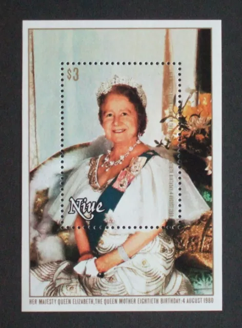 Niue 1980 Queen Mother's 80th Birthday MS MNH UM unmounted mint