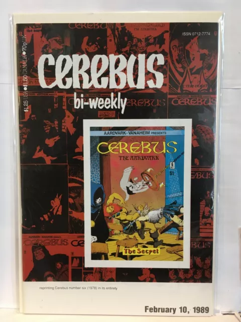 Cerebus Bi-Weekly Reprint (February 10, 1989) VF+ Aardvark Comics