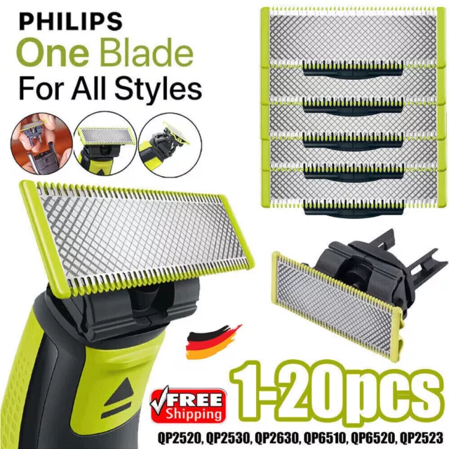 OneBlade Ersatzklinge für Philips One Blade Rasier Klinge QP2520/QP2530/QP2630