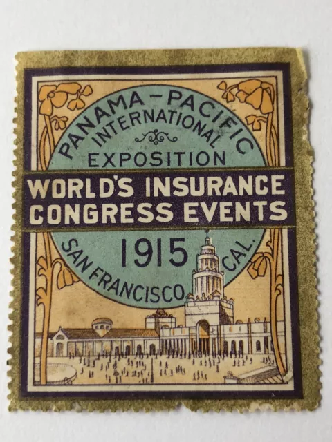 1915 Panama Pacific International Exposition Participant Badge San Francisco