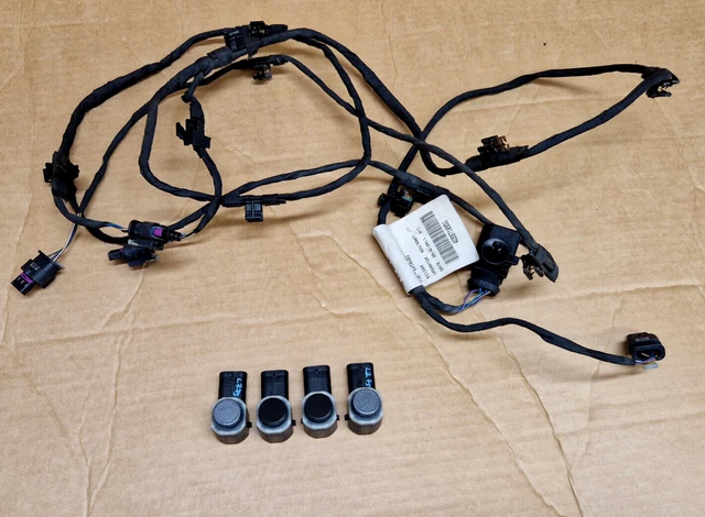 AUDI A6 C7 Front Bumper Parking Sensors Wiring Loom + Sensors A6 4G