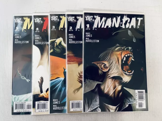 Manbat #1 2 3 4 5 DC 2006 Batman Mini Series Comic Book Set 1-5 Complete VF/NM