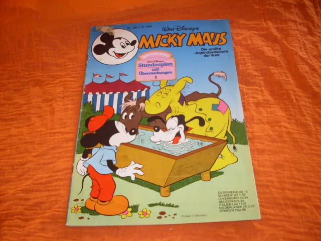 Walt Disneys Micky Maus Nr. 36 / 1.9.1981 (Ehapa Verlag)