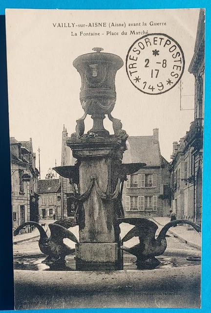 CPA 02 – Vailly-sur-Aisne – La Houille – Puits N°1 – Intérieur – Début 1900