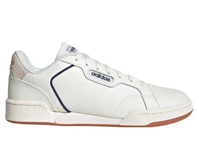 Chaussures Hommes adidas EH1875 Basket Sportif Basses Baskets Cuir Blanc 39 1/3