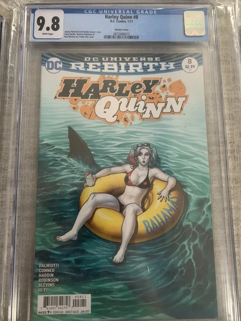 Harley Quinn #8  Frank Cho Variant  DC Comics  1st Print CGC 9.8