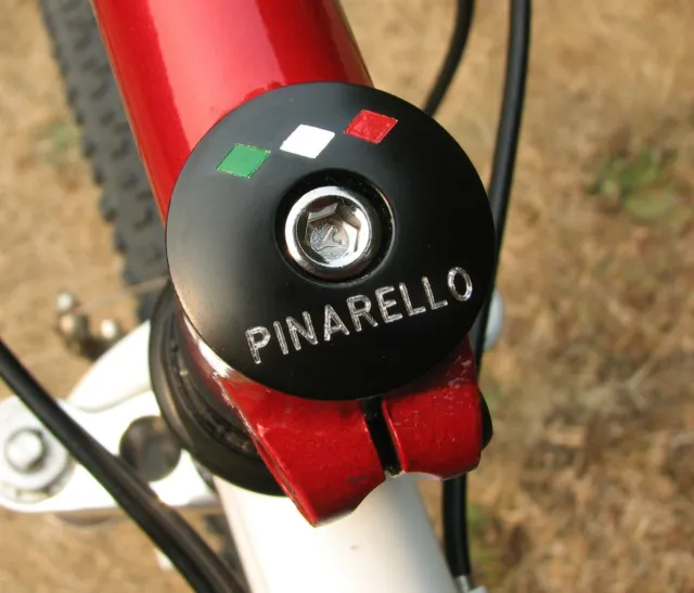 PINARELLO Pantographed Engraved + ITALY Painted Headset Top Cap 1 1/8"