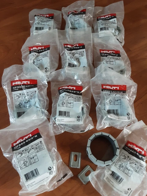 11X Hilti Cp 643-63/2" N Fire Stop Collar Barrier Ring 2" Pipe Conduit Wall Lot