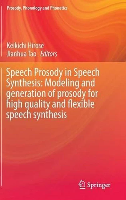 SPEECH PROSODY IN Speech Synthesis: Modeling and generation of prosody ...