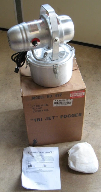 Createch USA Commander Tri-Jet Fogger #672 Sanitization Pest Mold & Odor Control