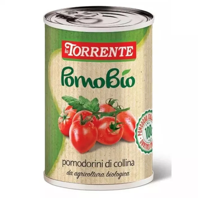 Tomates Cherry De Agricultura Orgánica Pomobio 500g - La Torrente - 24 Piezas