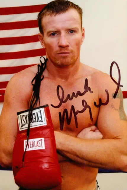 Micky Ward Signed 6x4 Photo Boxing WBU Light Welterweight Genuine Autograph +COA