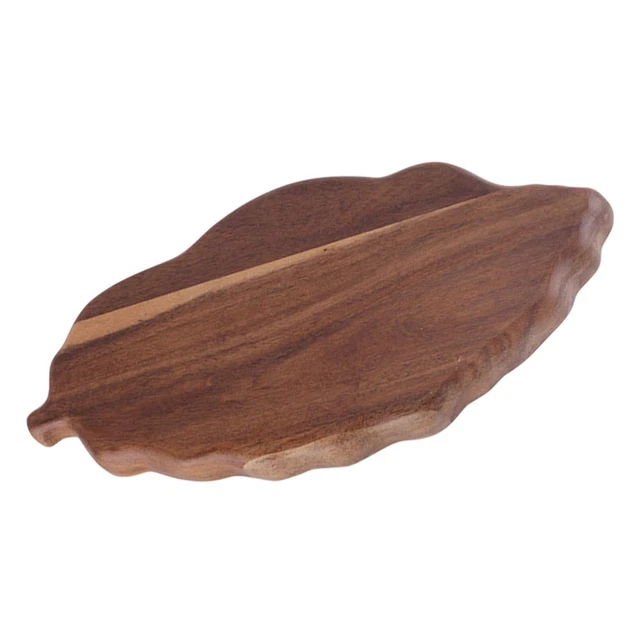 Plato decorativo de hoja bandeja bandeja decorativa Pro almacenamiento