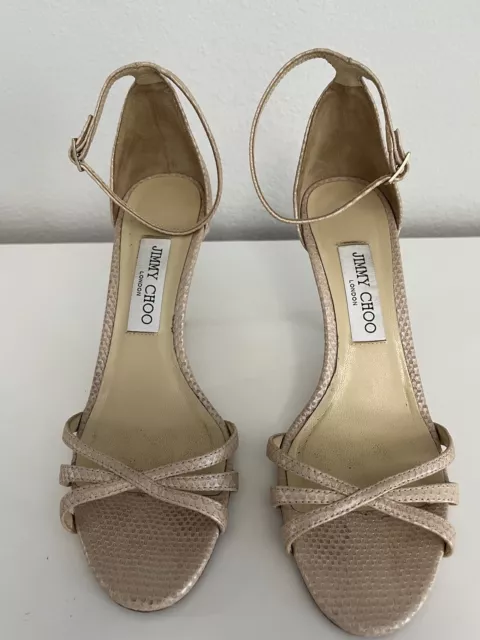 Authentic Jimmy Choo Strappy Sandals Size 38 ½