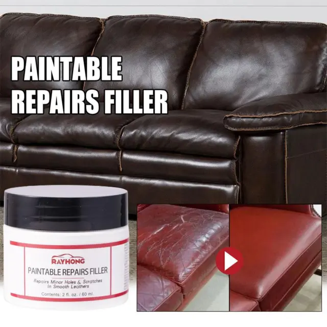 Leather Filler For Filling or Repairing Holes Tears Scratches η Cracks C0L3 H9I3