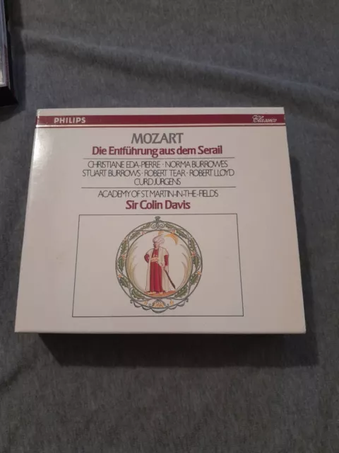 Mozart - Die Entfuhrung Aus Dem Serail. Colin Davis. Box 2 Cd Philips