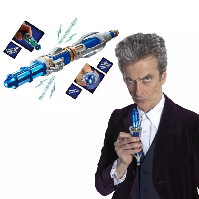 Doctor Who 10-14Th Doctor's Sonic Screwdriver Model Kids Light Sounds Toy Au New 3